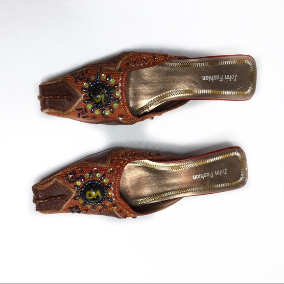 John Fashion square mules size 7 - Picture 5 of 8